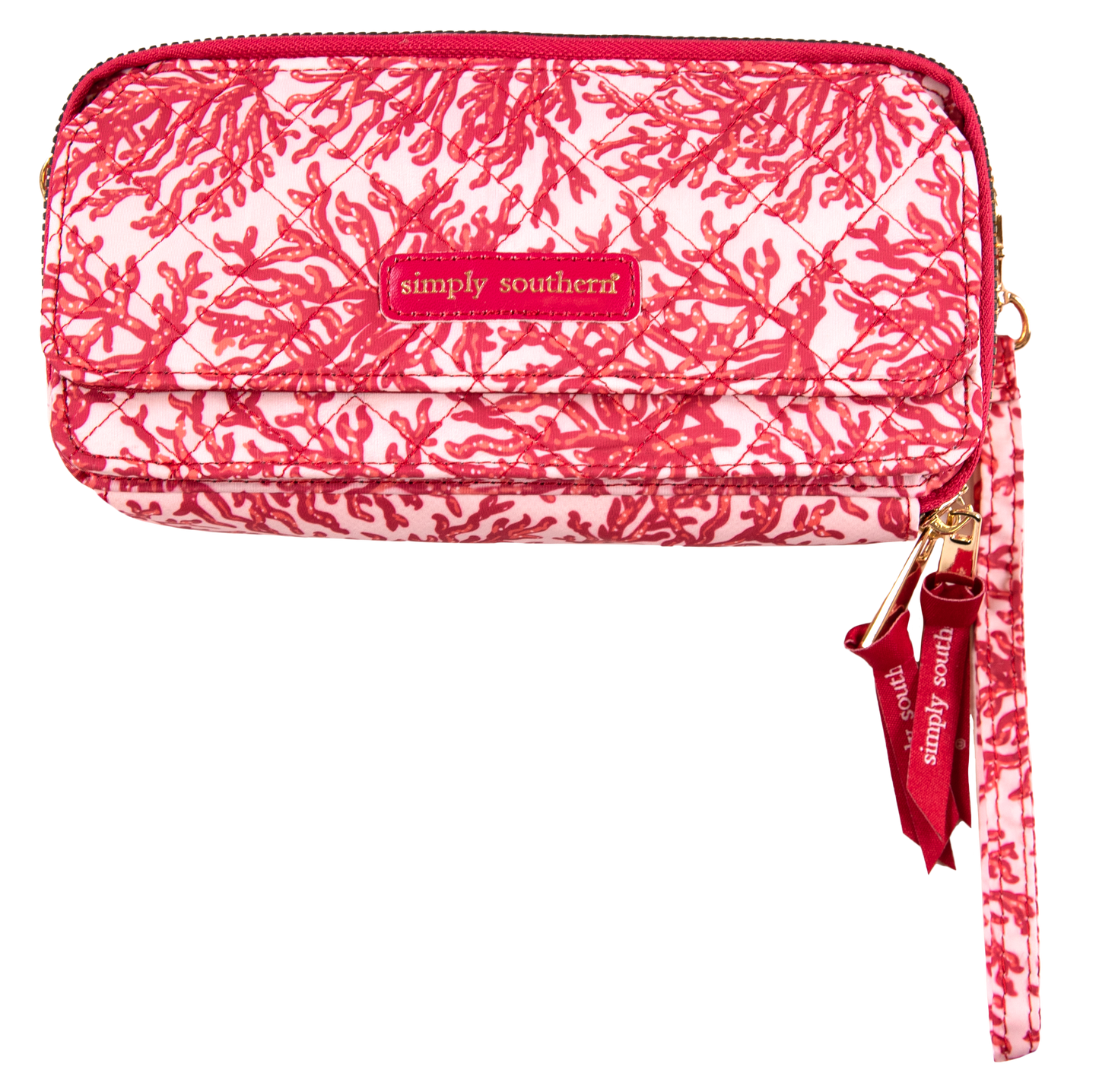 Quilted Phone Crossbody - Reef