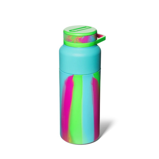 Rotera 35oz - Neon Rainbow Swirl