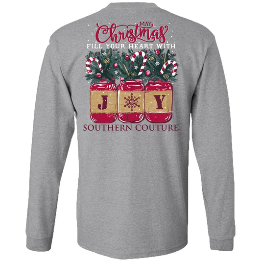 "May Christmas Fill Your Heart with Joy" Long Sleeve