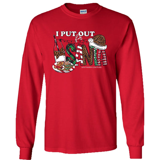 "I Put Out for Santa" Long Sleeve