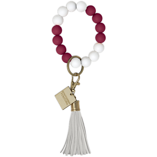Beaded Bracelet Key Chains (Assorted Colors)