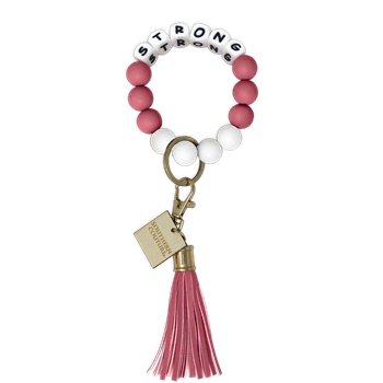 Beaded Bracelet Key Chains (Assorted Colors)