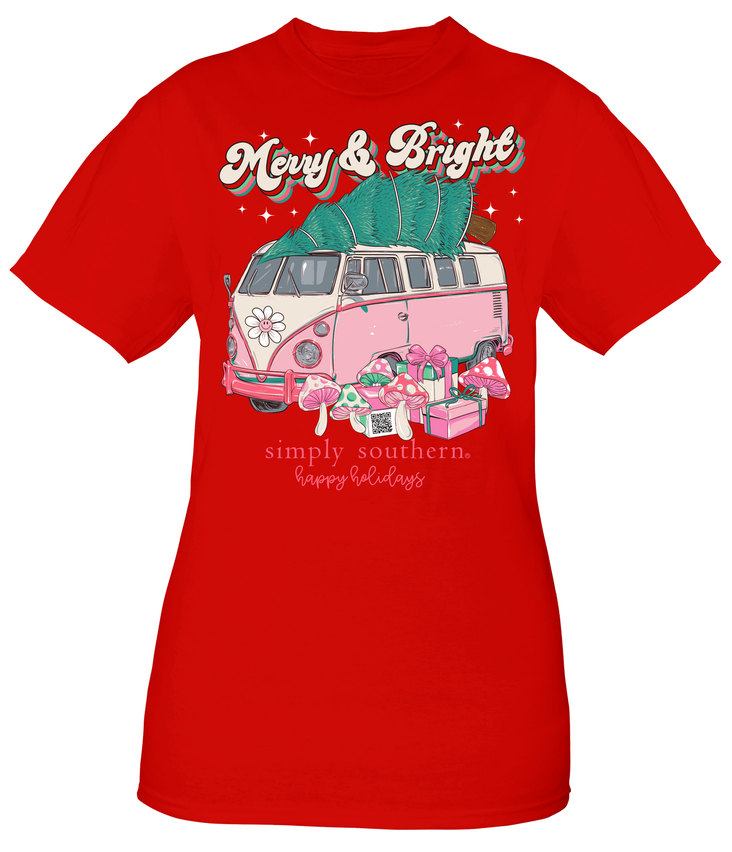 "Merry & Bright" Bus Shirt