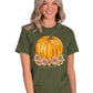 Pumpkin and Flowers Shirt
