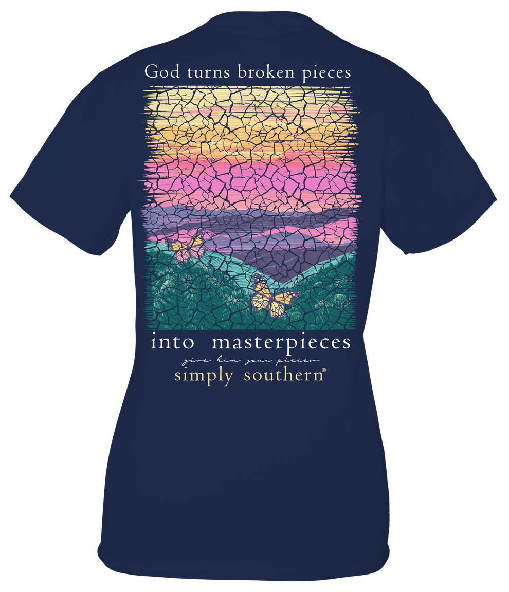 "God Turns Broken Pieces Into Masterpieces" Shirt Enchanted Florist