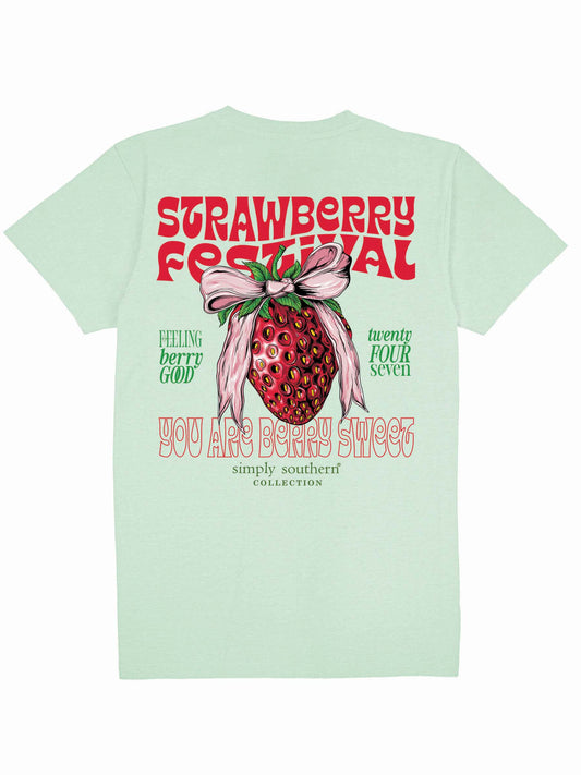 "Strawberry Festival" Short Sleeve Shirt