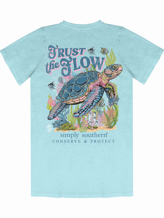 "Trust The Flow" Short Sleeve Shirt