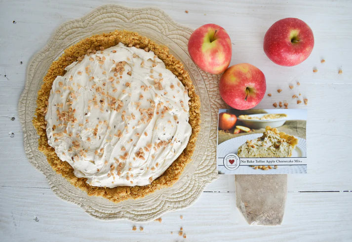 No Bake Toffee Apple Cheesecake Mix