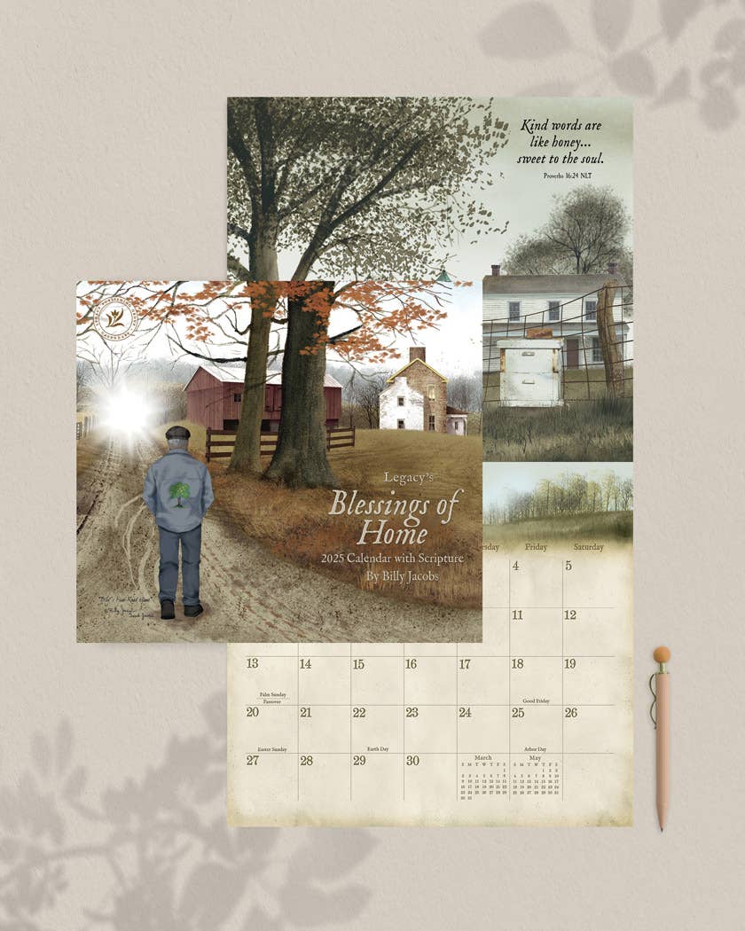 Blessings of Home 2025 Wall Calendar