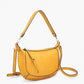 Sierra Structured Shoulder Bag w/ Whipstitch Detail