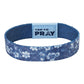 Tap To Pray® Wristband – Wildflower - Jesus Is Lord: Large
