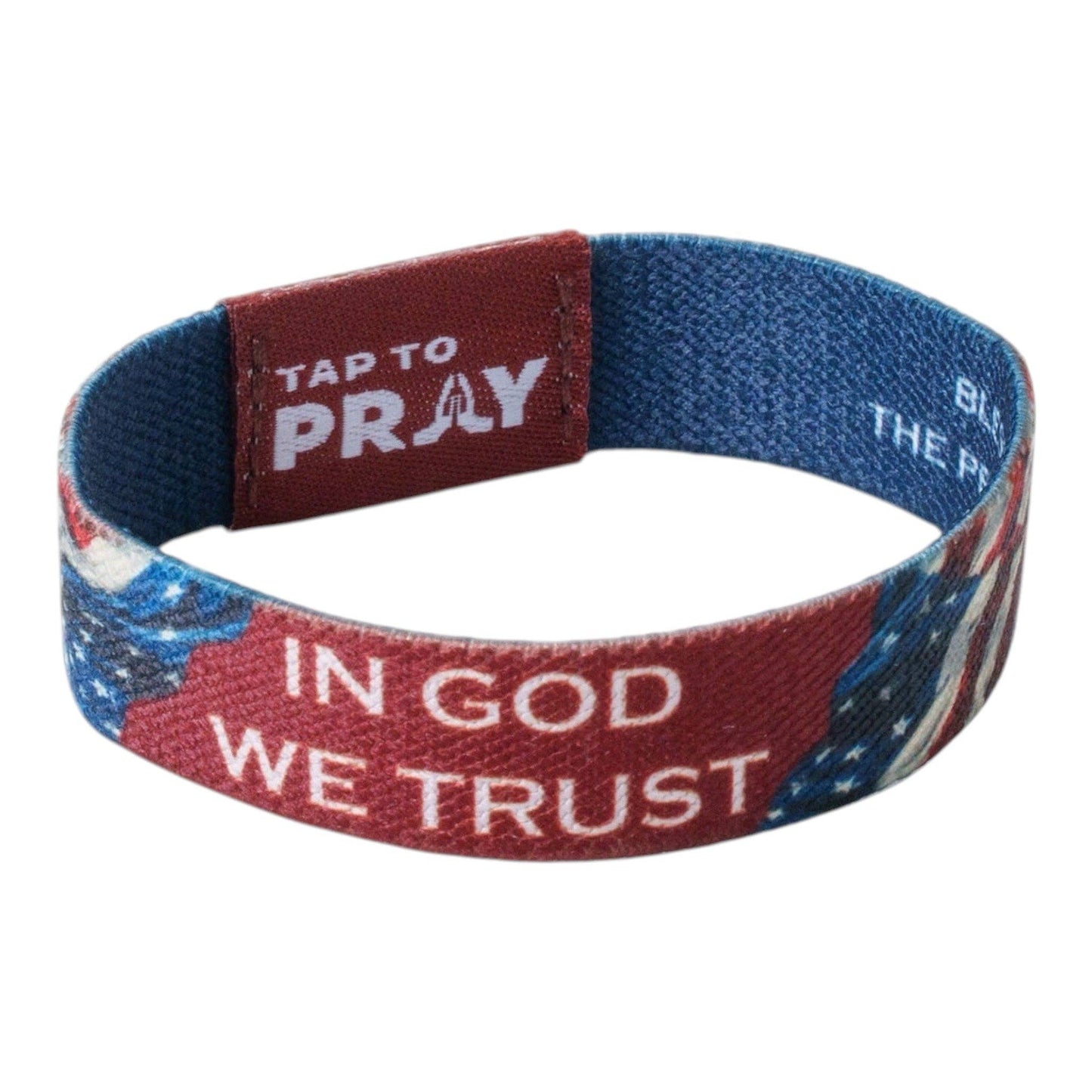 Tap To Pray® Wristband – Patriot: Medium