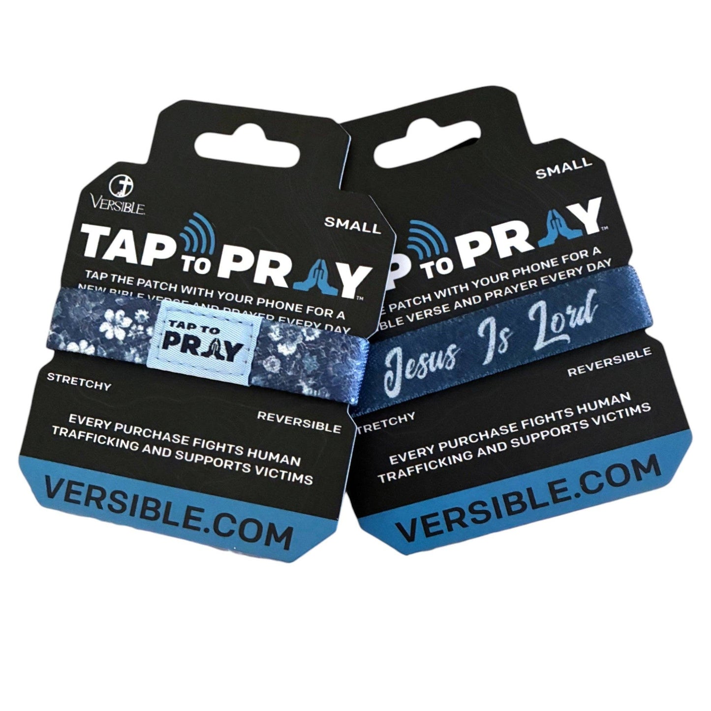 Tap To Pray® Wristband – Wildflower - Jesus Is Lord: Large