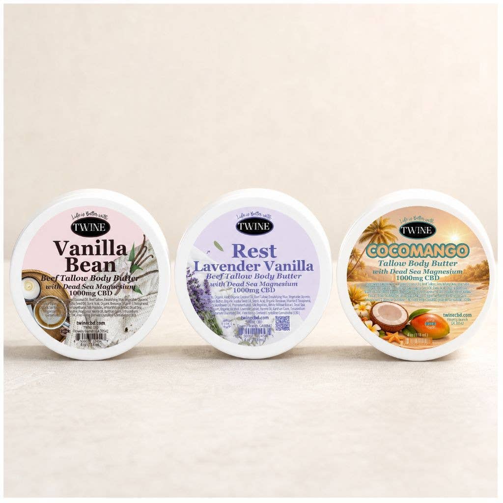 Tallow Body Butter – Deep Hydration with CBD & Magnesium – CocoMango