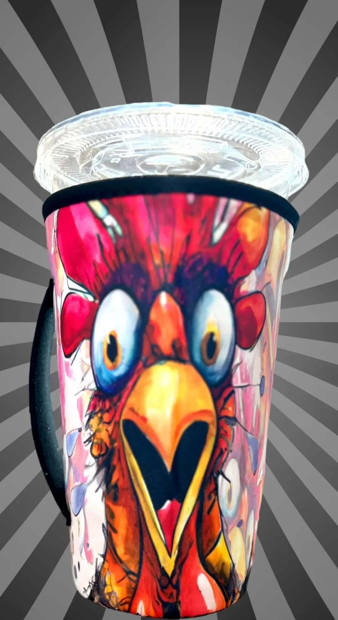 30 OZ Crazy Chicken Insulated Cup Cover Sleeve