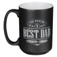 Mug Black/White Best Dad Josh. 1:9