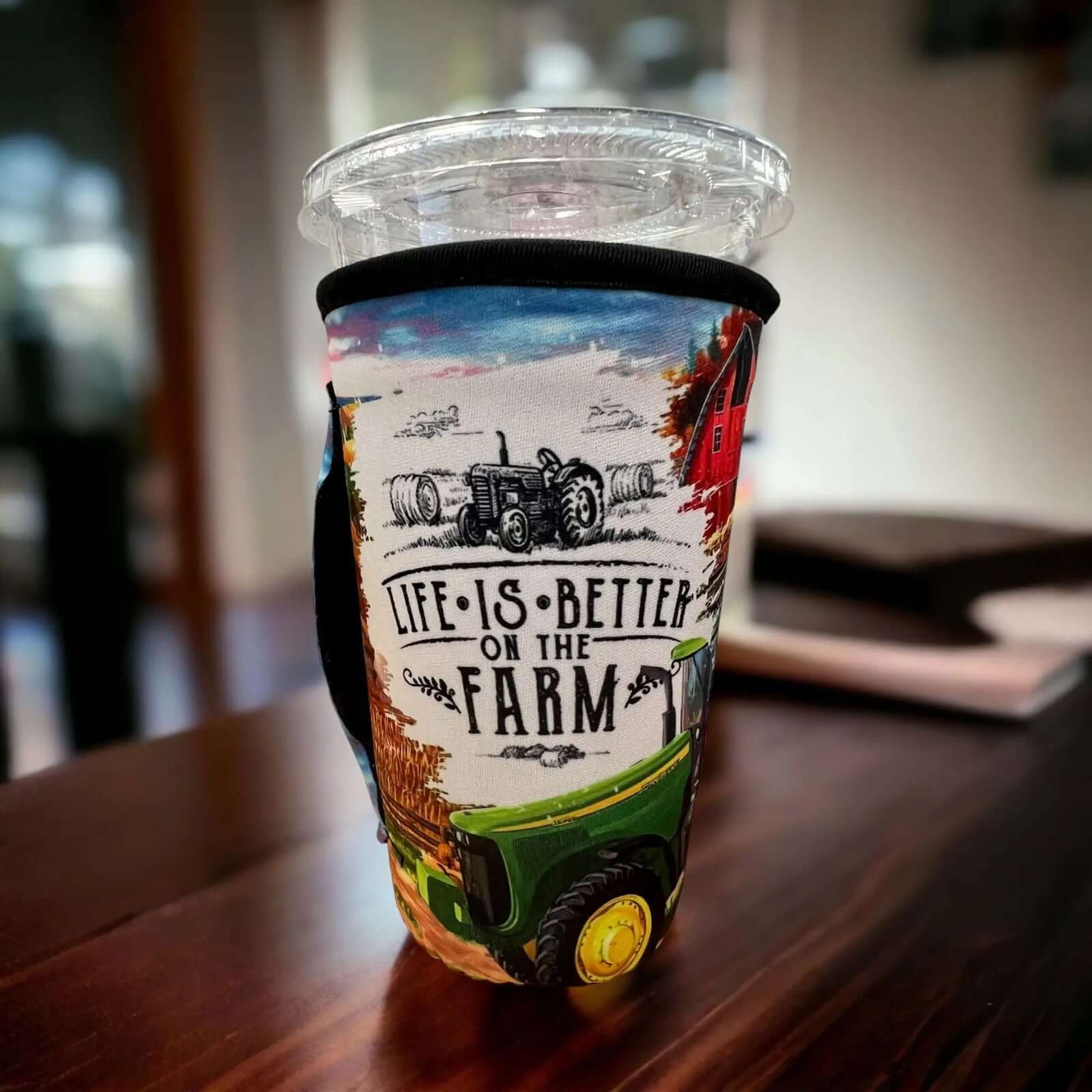 20 OZ Life is Better on the Farm Cup Cover Sleeve - Thumbnail 2