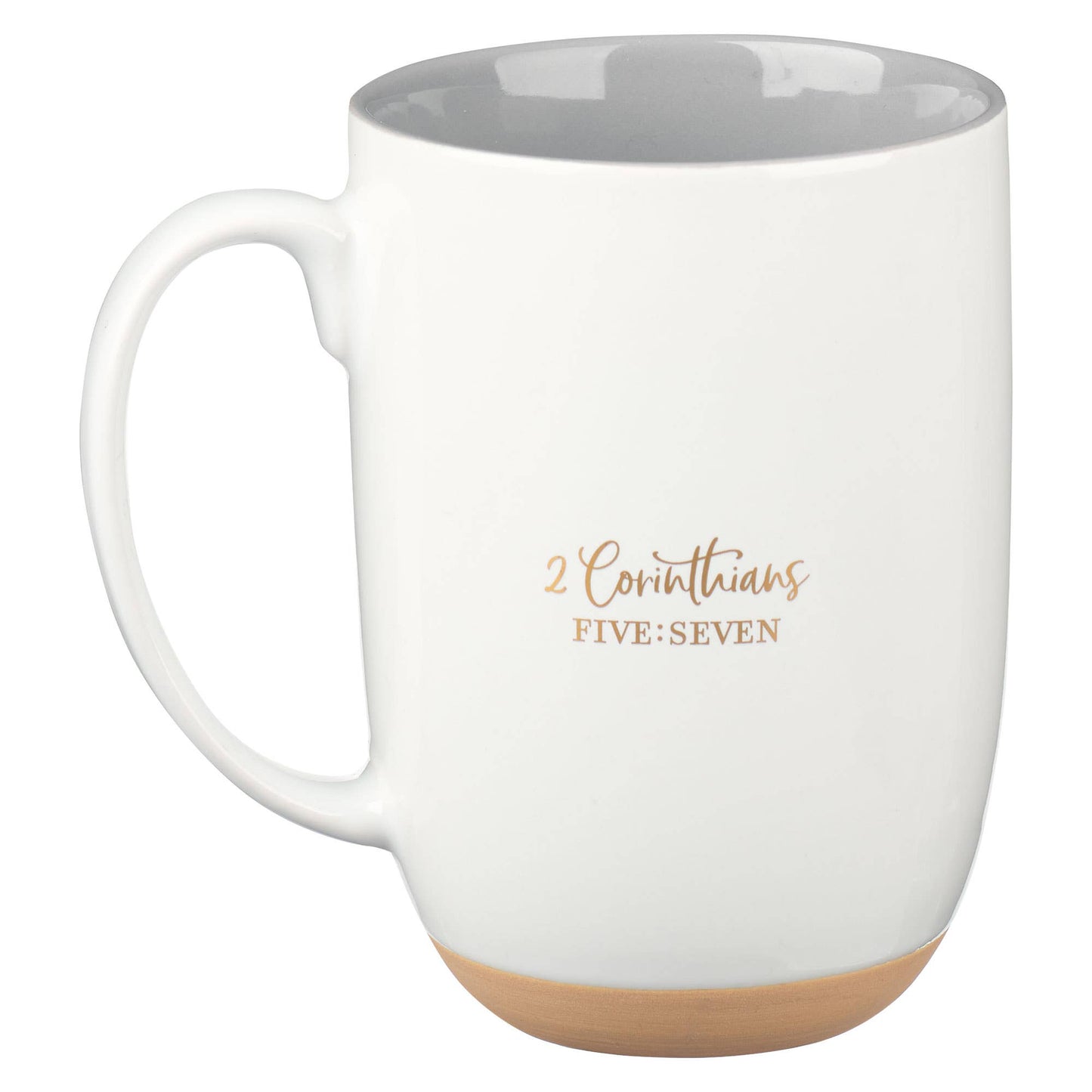 Mug White/Gray Walk by Faith 2 Cor. 5:7