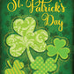 Lucky Shamrocks Garden Flag