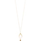 Teardrop Pendant Tassel Chain Necklace