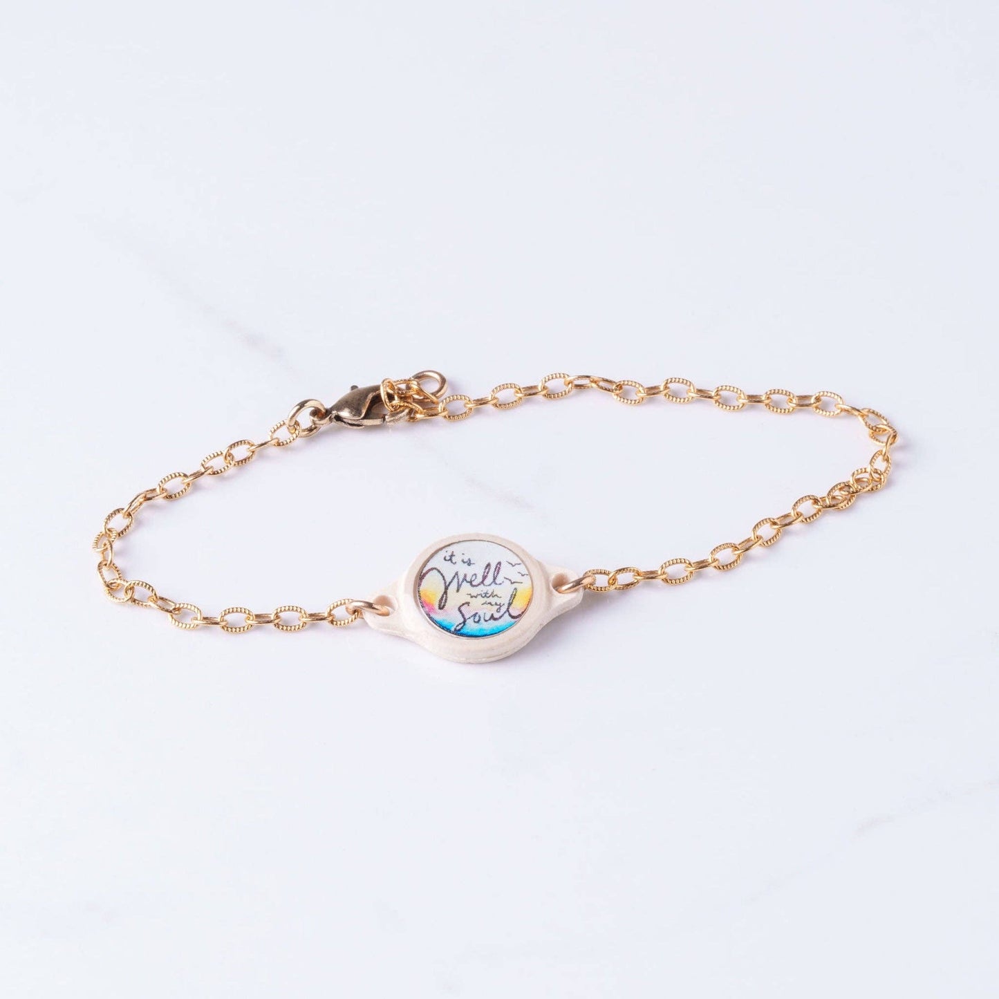 Tap To Pray® Survivor Series Bracelet: Turquoise + Cross
