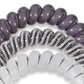 Spiral Hair Coils | Large | Silver Flames Hair Ties