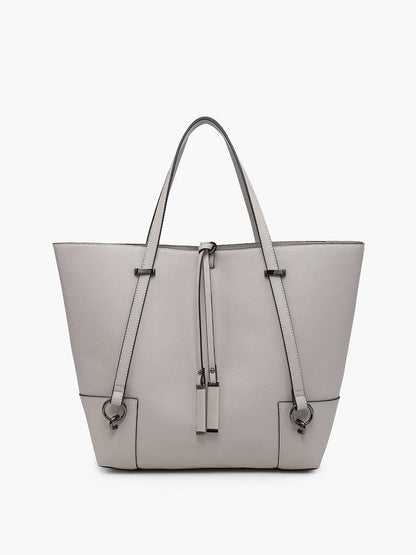 Kya Structured Tote w/ Contrast Trim