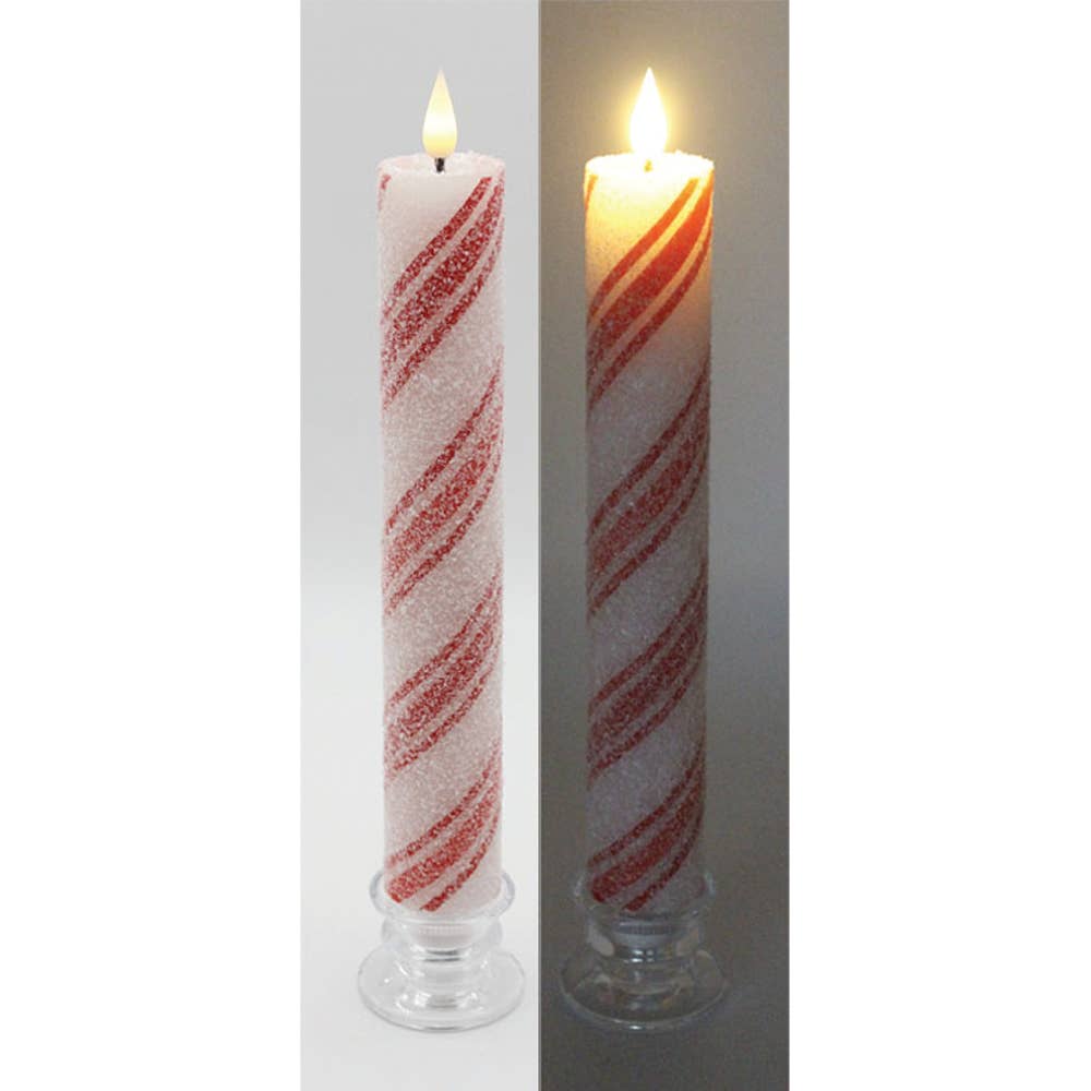 Thick Frosty Candy Cane Taper