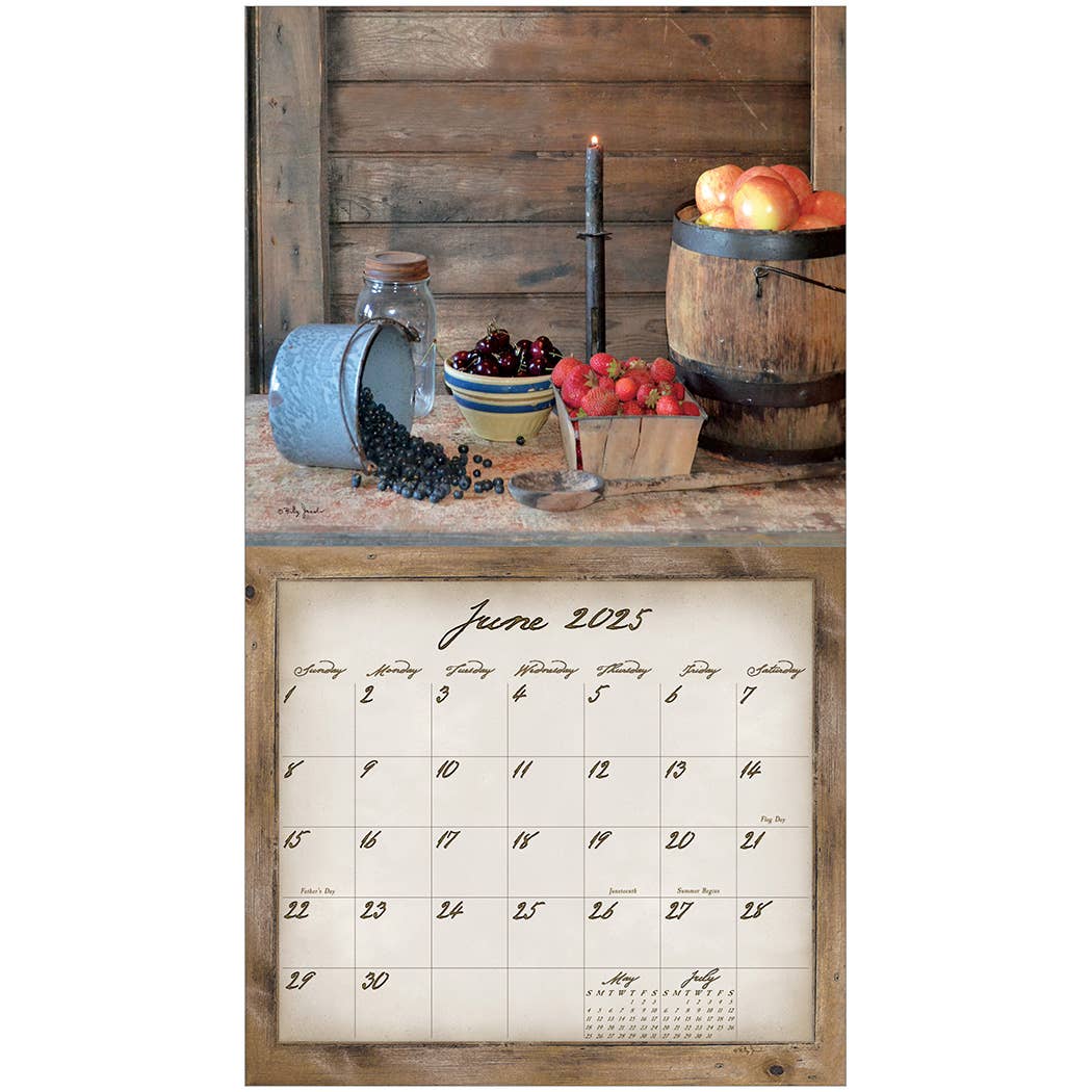 Simple Treasures 2025 Wall Calendar