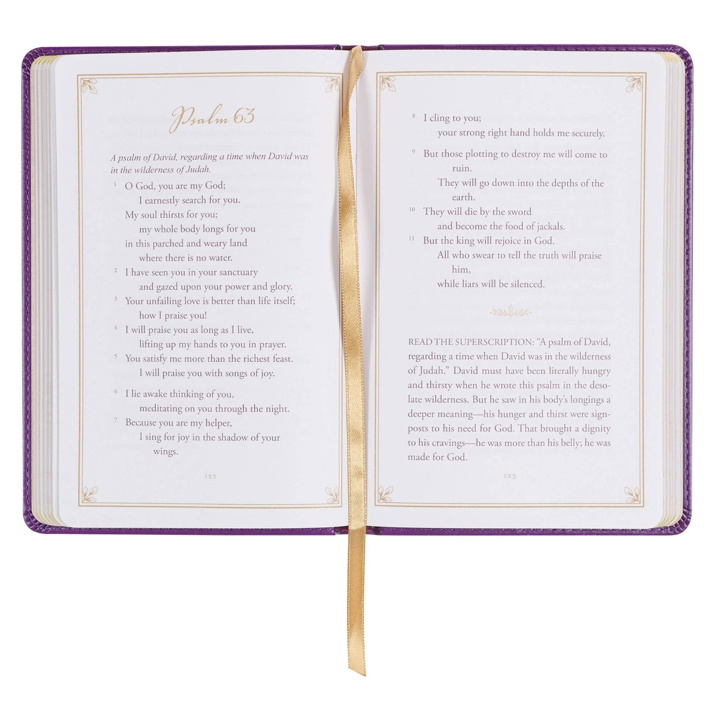 Devotional Praying the Psalms Faux Leather