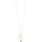 Teardrop Pendant Tassel Chain Necklace