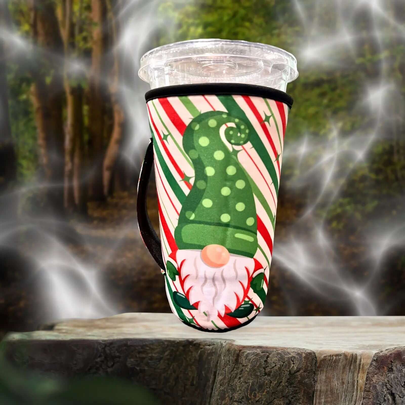 30 OZ Jolly Christmas Gnome Insulated Cup Cover Sleeve - Thumbnail 5