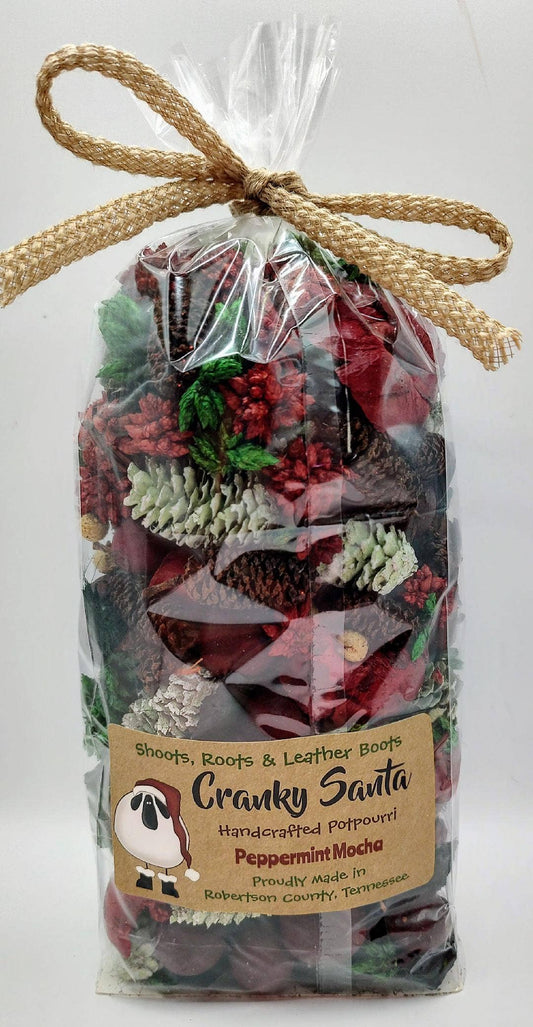 Cranky Santa Highly Scented Handcrafted Potpourri- 5 cups