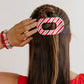 Candy Cane Crush Medium Hair Clip
