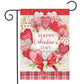 Valentine's Wreath Garden Flag
