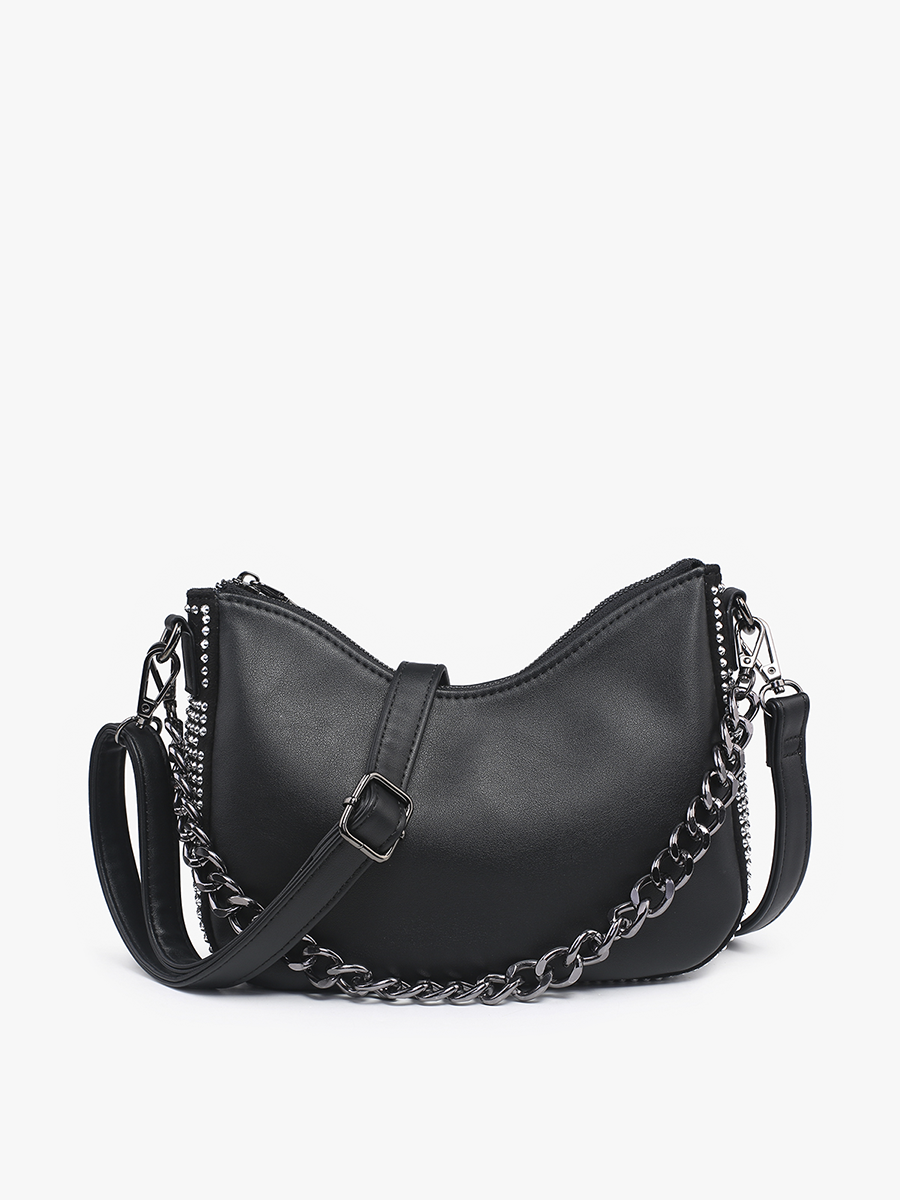 Sabine Grommet Detailed Shoulder Bag