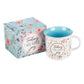 Mug Camp Blue/White Floral Choose Joy