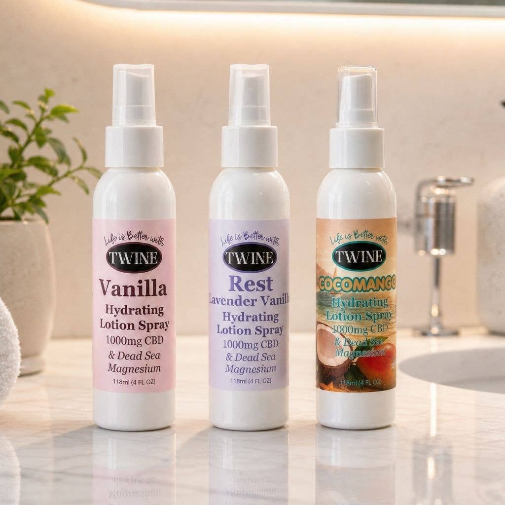 CBD Magnesium Lotion Spray - Body Moisturizer Mist - CocoMango