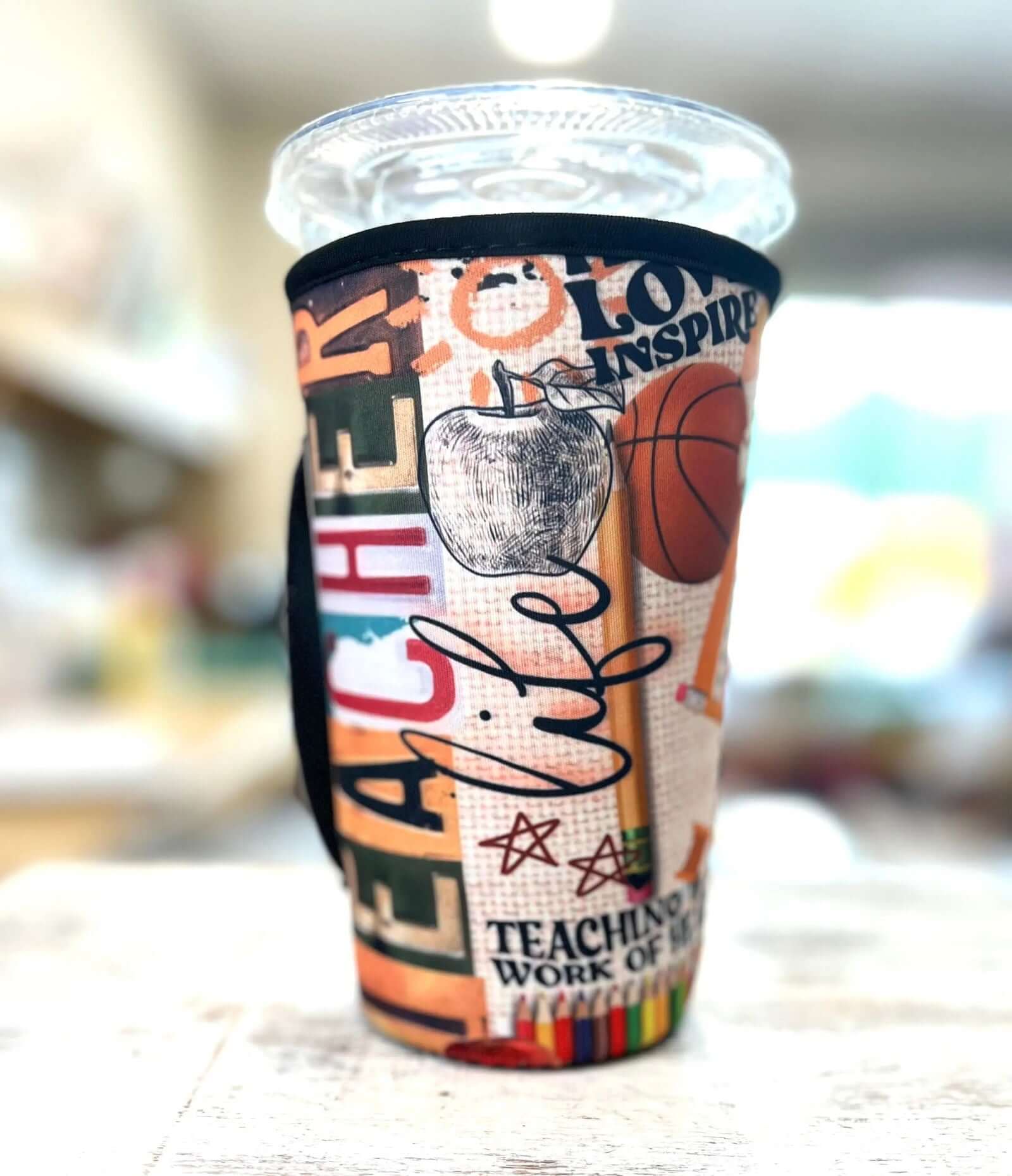 20 OZ Teacher Life Insulated Cup Cover - Thumbnail 3