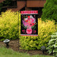 Hearts and Flowers Valentine's Garden Flag 18" x 12.5"