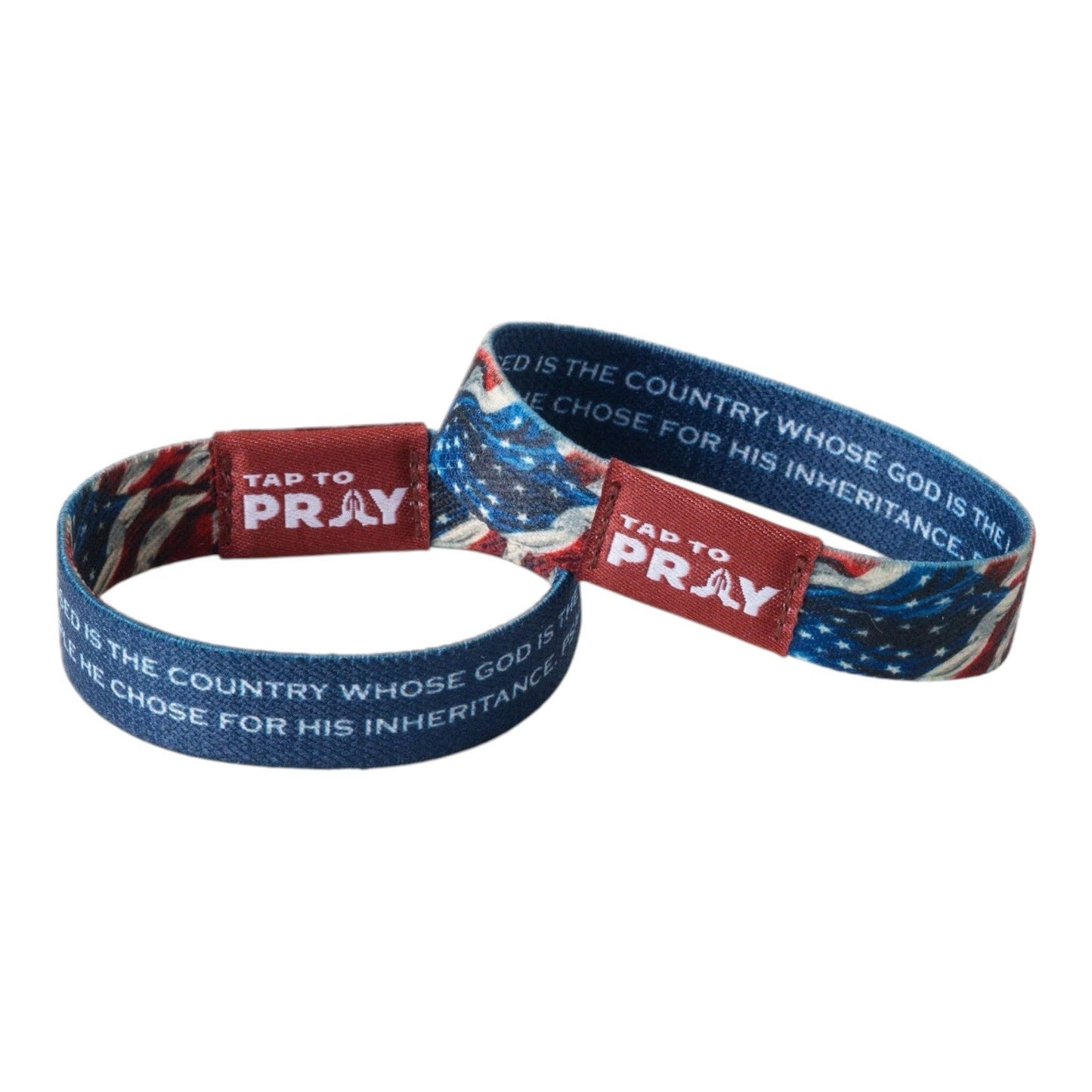 Tap To Pray® Wristband – Patriot: Large