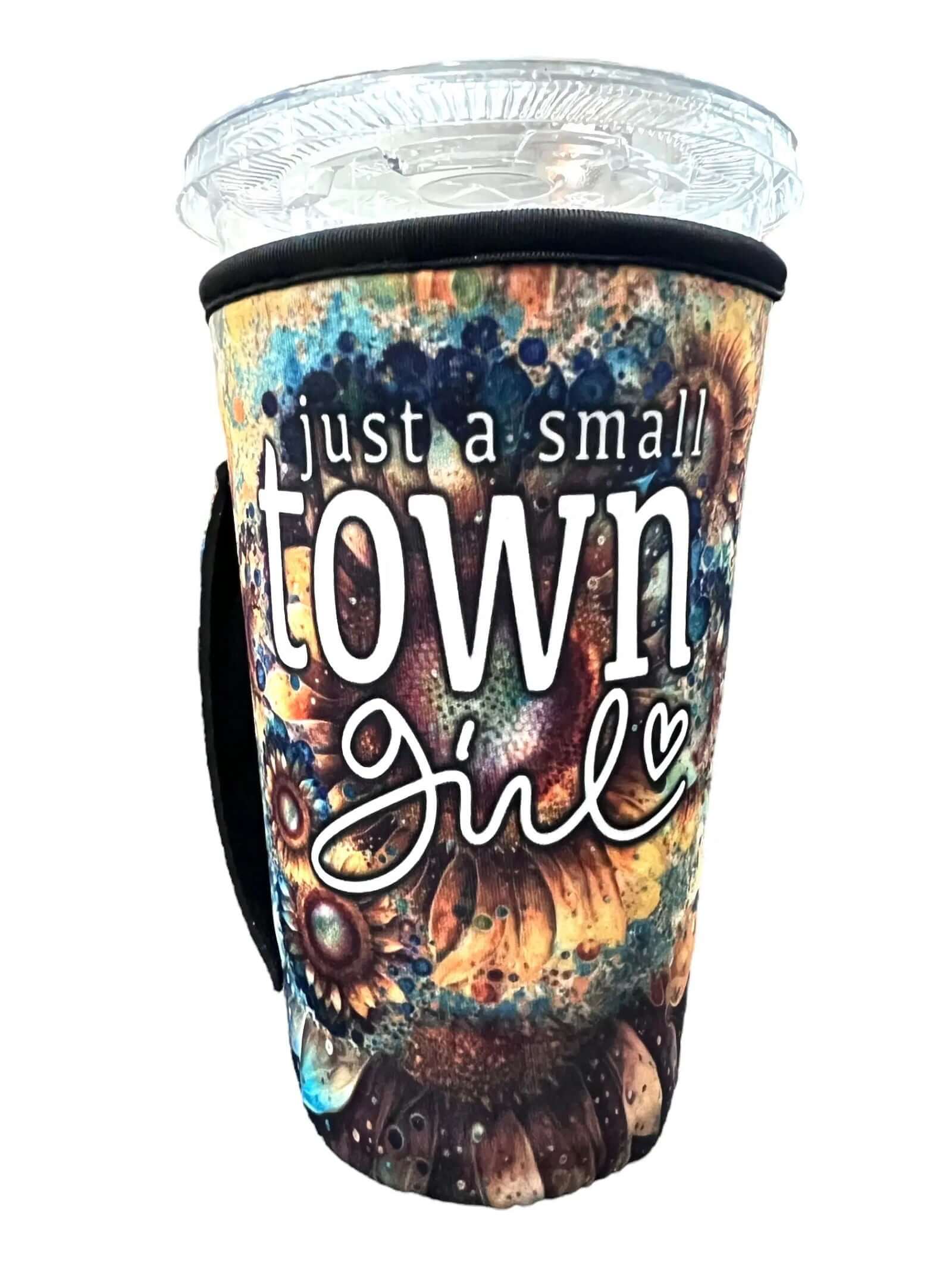 20 OZ Sunflower Small Town Girl Insulated Cup Cover Sleeve - Thumbnail 2