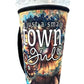 20 OZ Sunflower Small Town Girl Insulated Cup Cover Sleeve