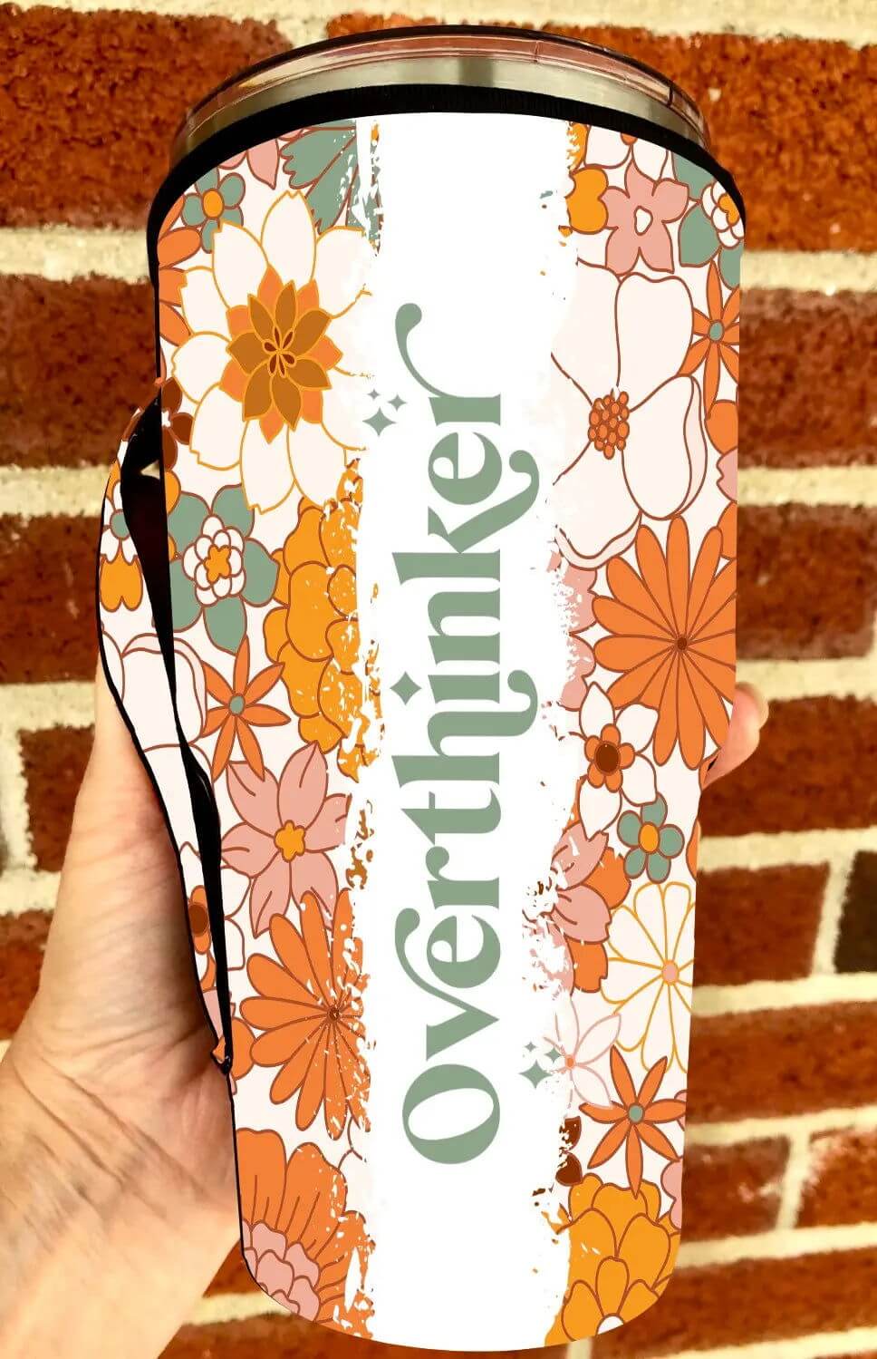 20 OZ Overthinker Insulated Cup Cover Sleeve - Thumbnail 2