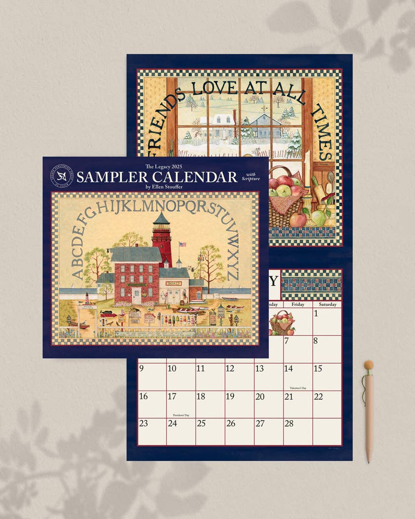 Sampler 2025 Wall Calendar