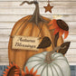 Rustic Autumn Blessings Garden Flag