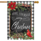 Merry Little Christmas Double-Sided House Flag