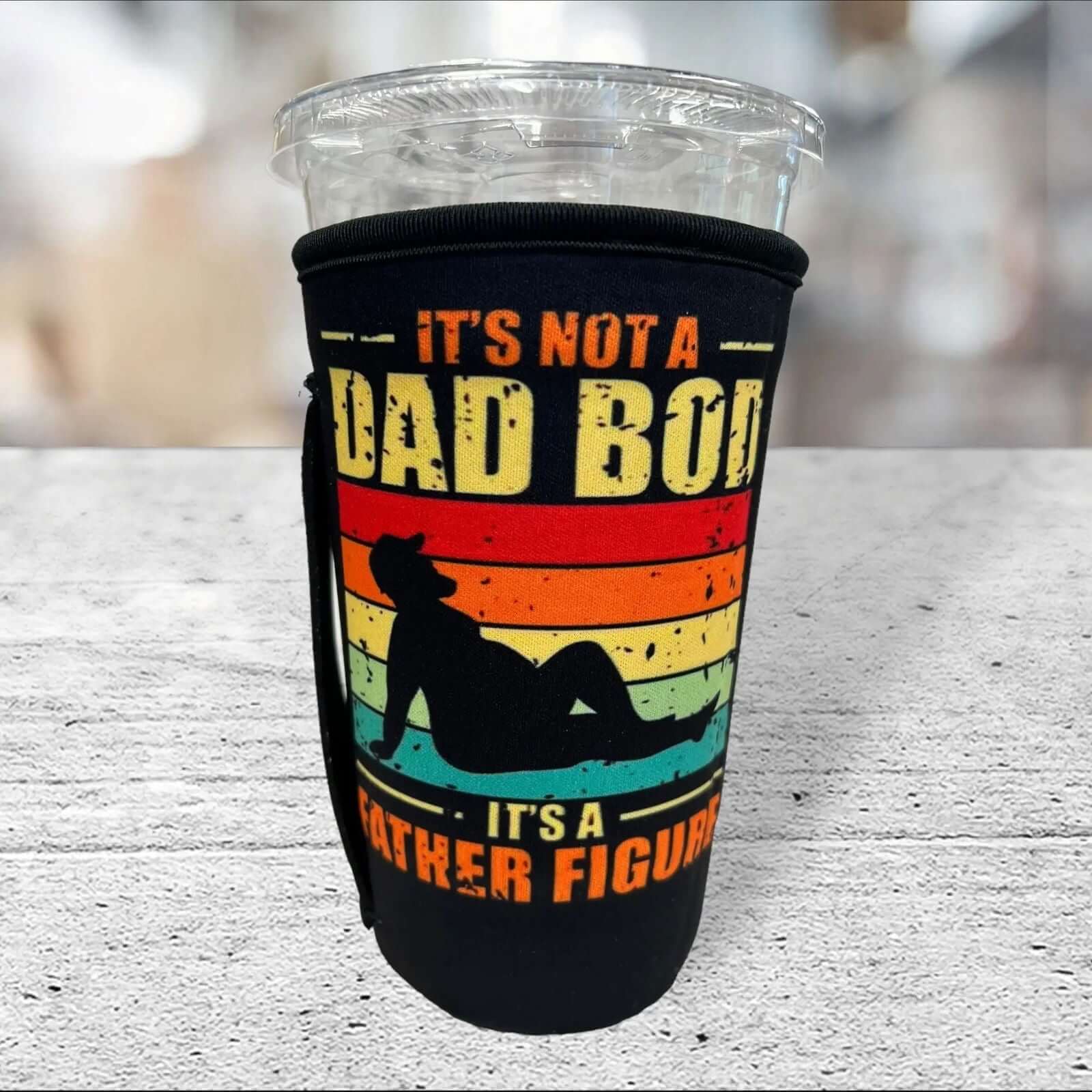 20 OZ Dad Bod Father Figure Insulated Cup Cover Sleeve