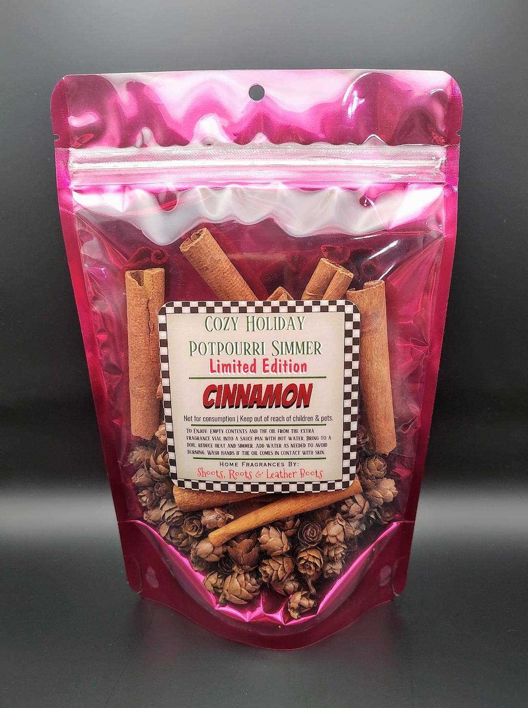 Cozy Holiday Simmering Potpourri - Cinnamon - Thumbnail 2