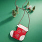 Youth Christmas Beaded Mini Crossbody Bag